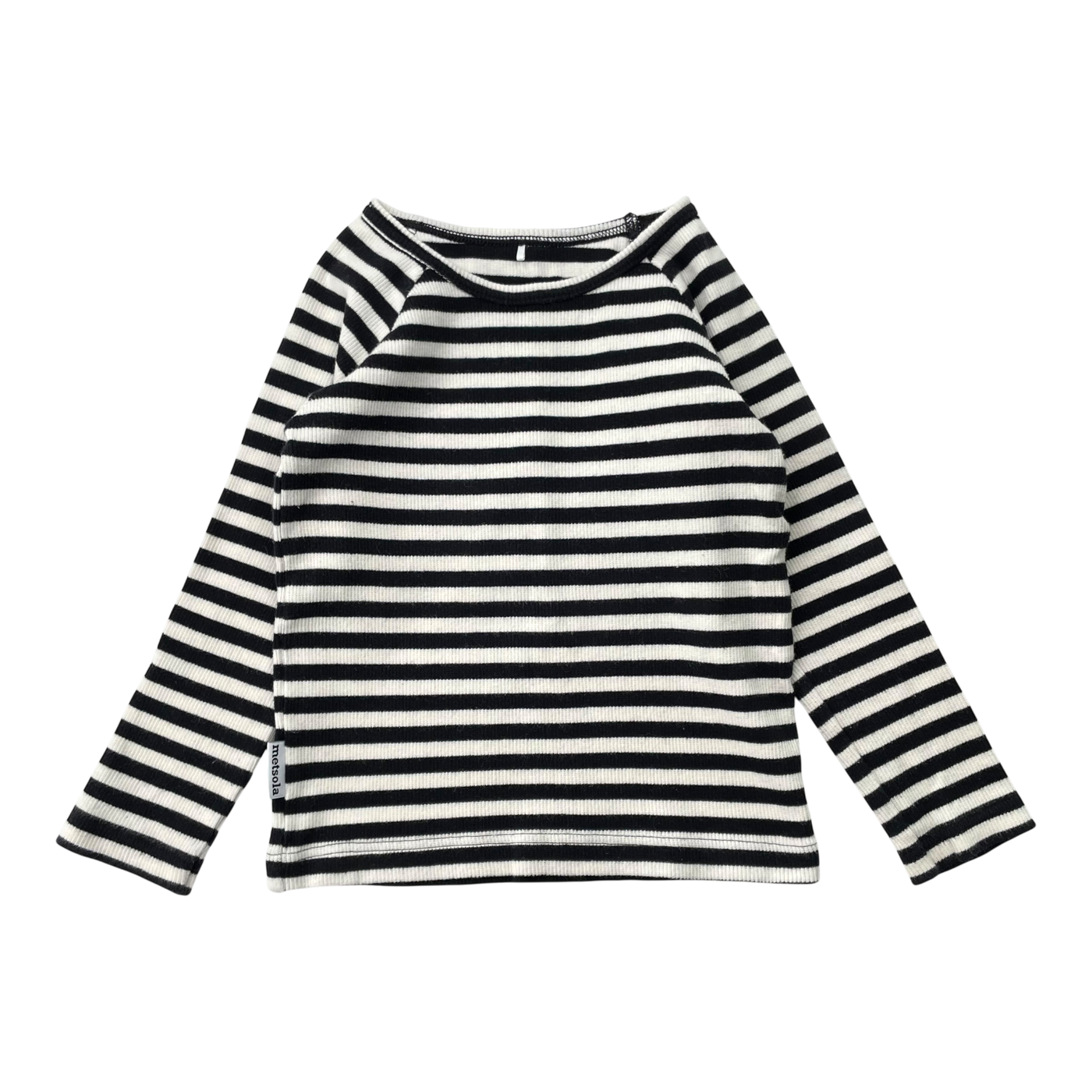Metsola rib shirt, stripes | 98cm