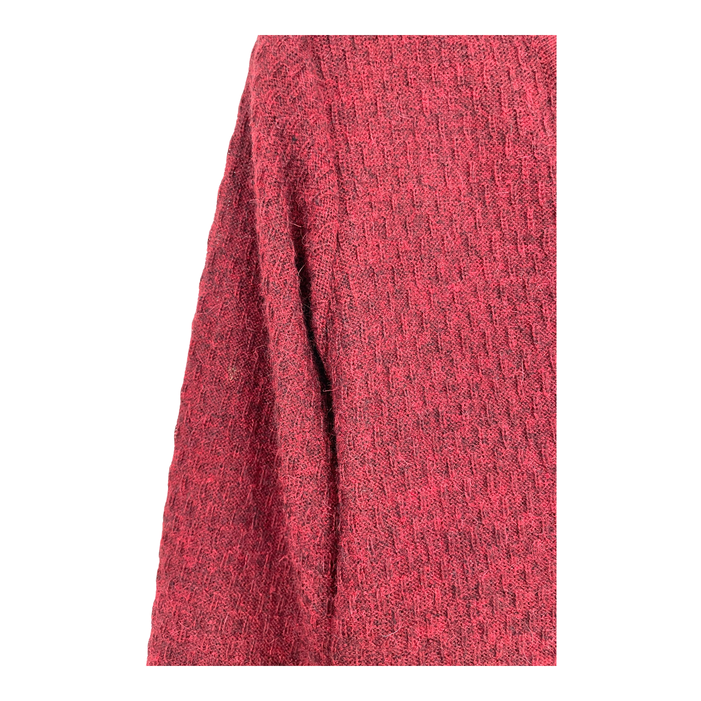 ALPA ALPACA -Nieselregen -Strickjacke, Burgund | Frau m