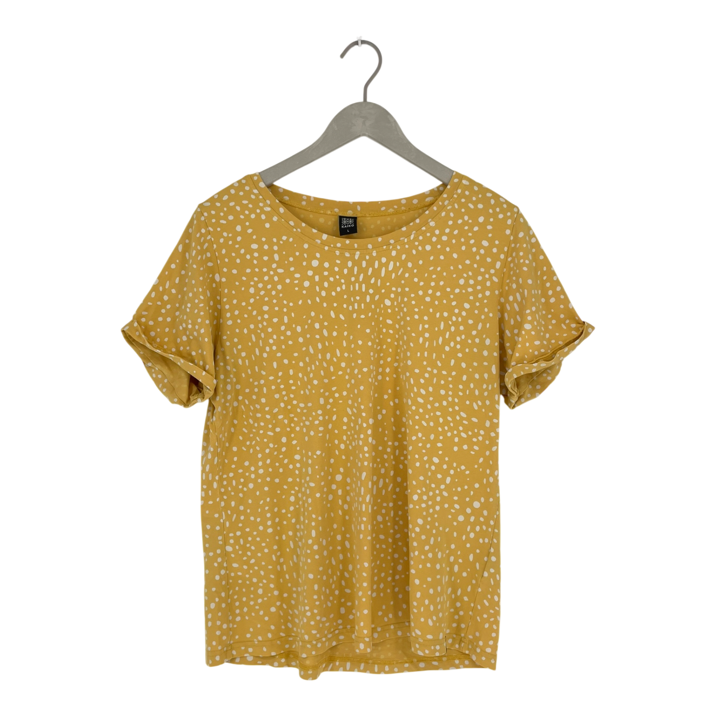 Kaiko tricot t-shirt, wild dots | woman L