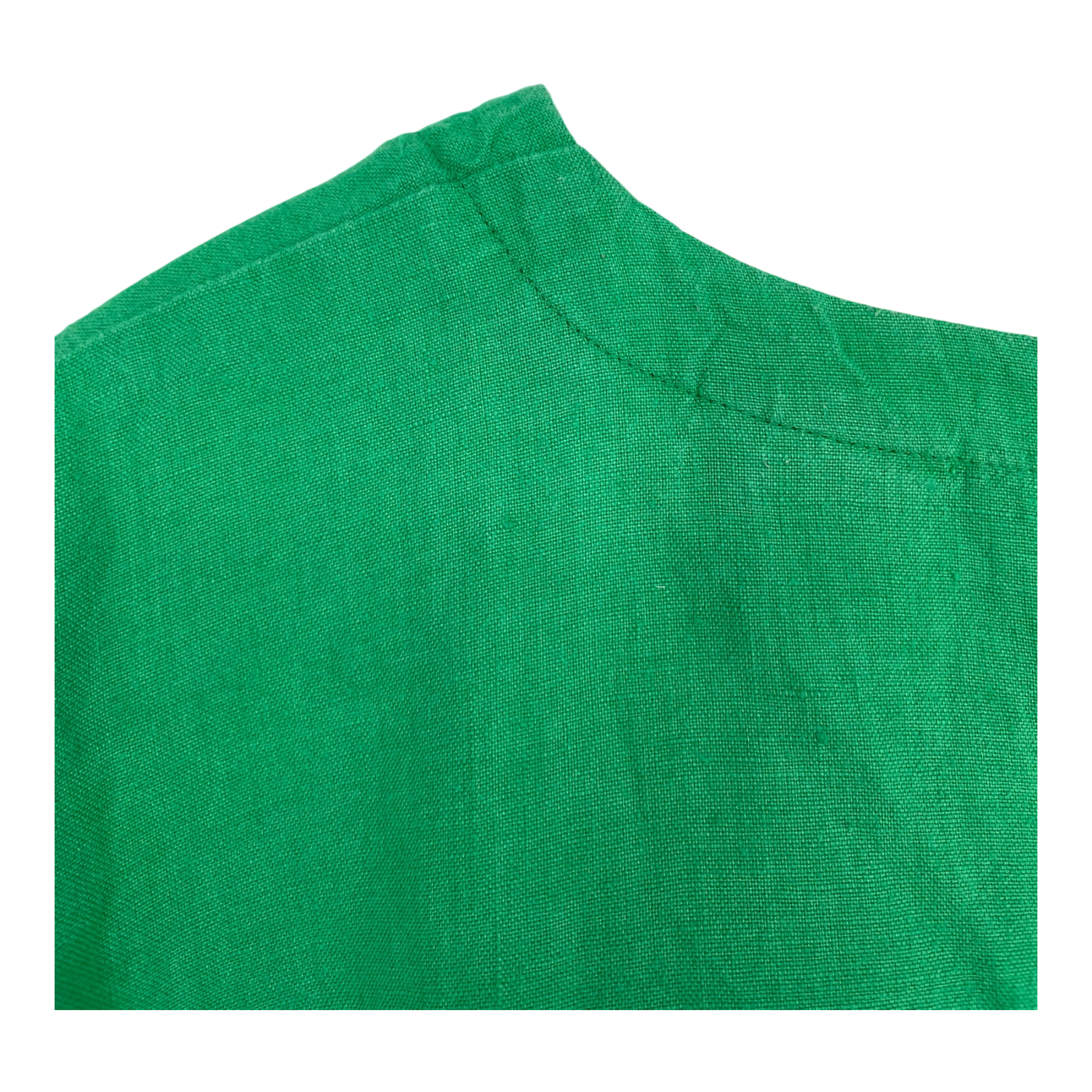 Papu boxy linen dress, lime green | woman M