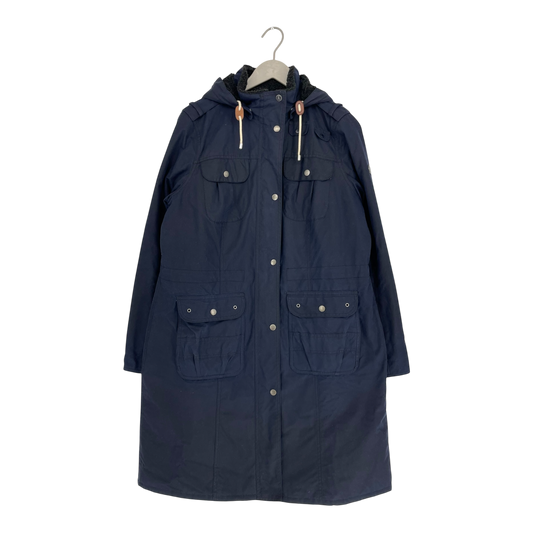 Barbour winterton wax jacket, midnight blue | woman 42