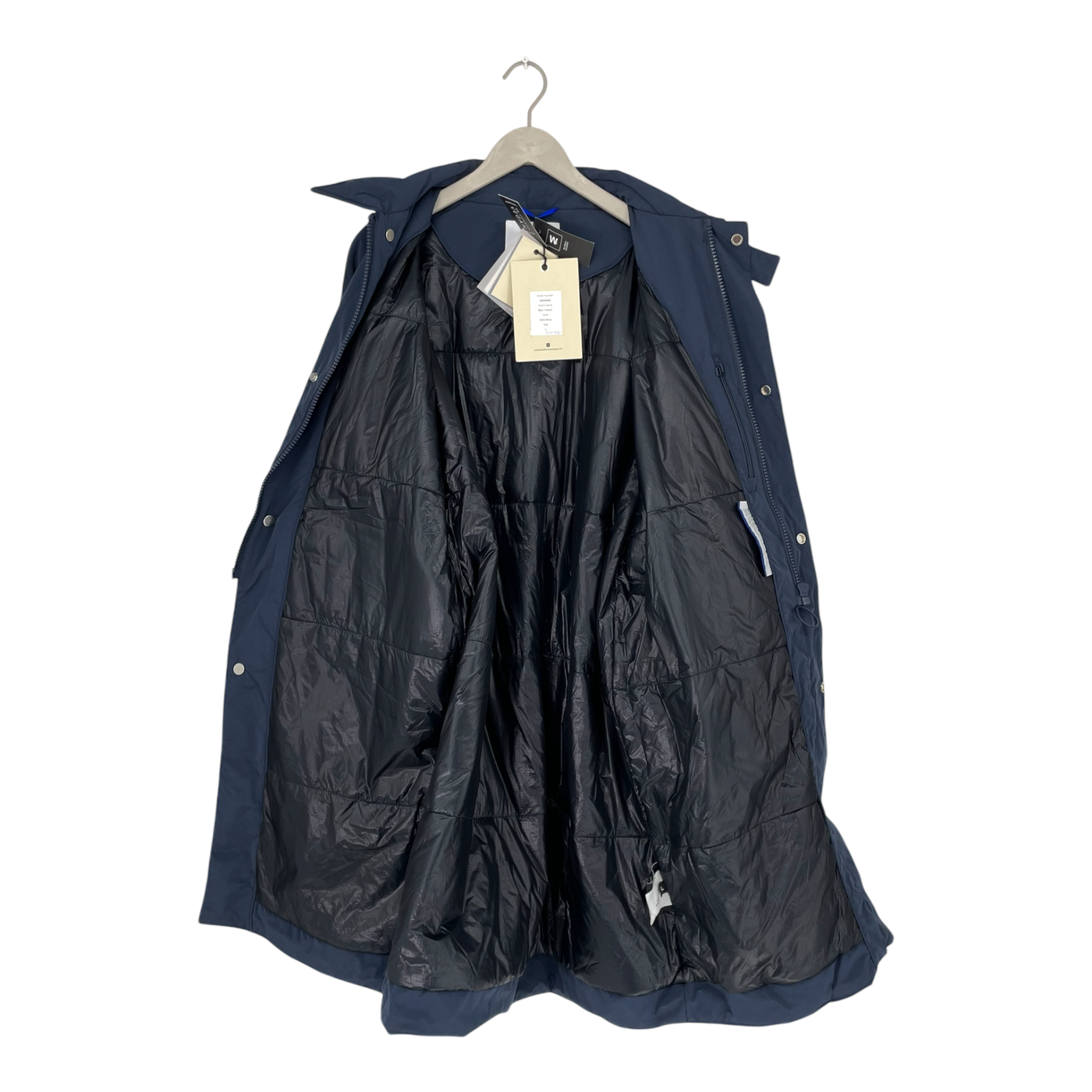 Embassy of Bricks and Logs blyn trench jacket, dark navy | woman L