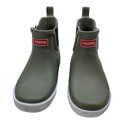 Reima ankles rain boots, moss green | 30