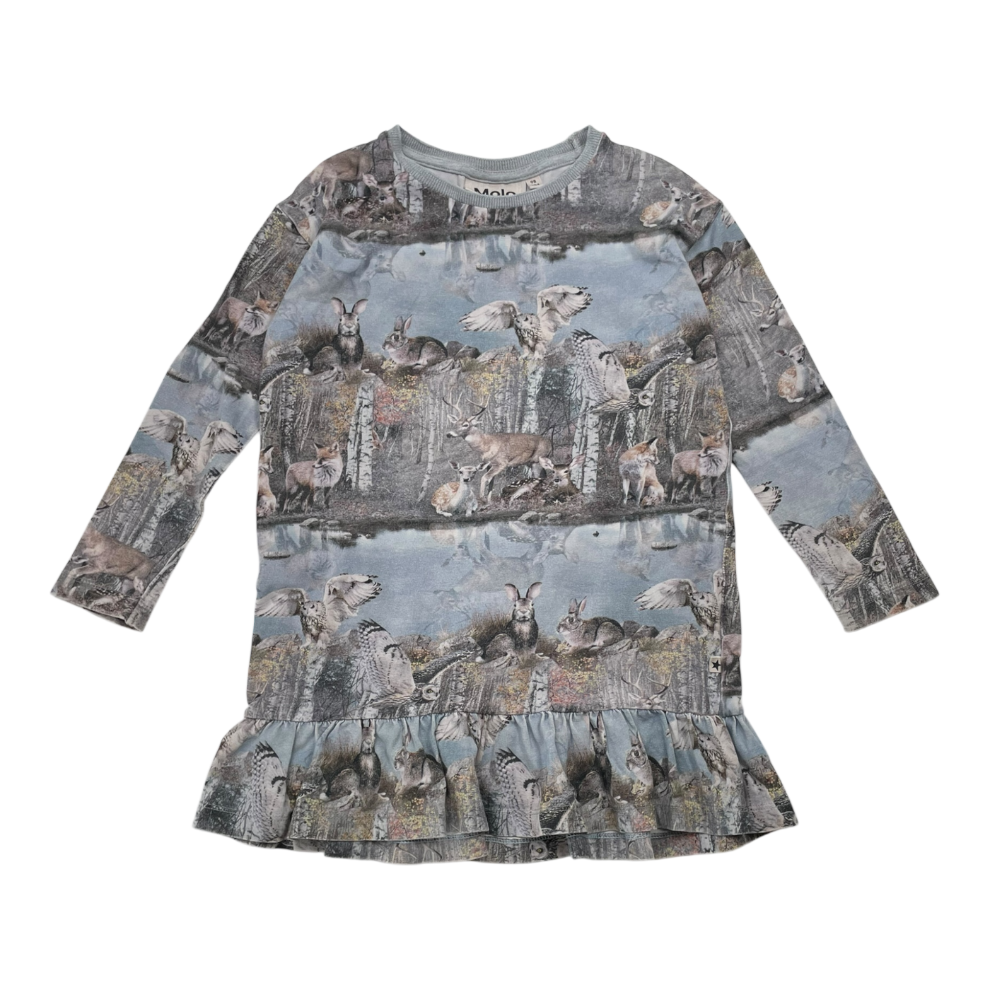 Molo caras dress, animals | 98/104cm