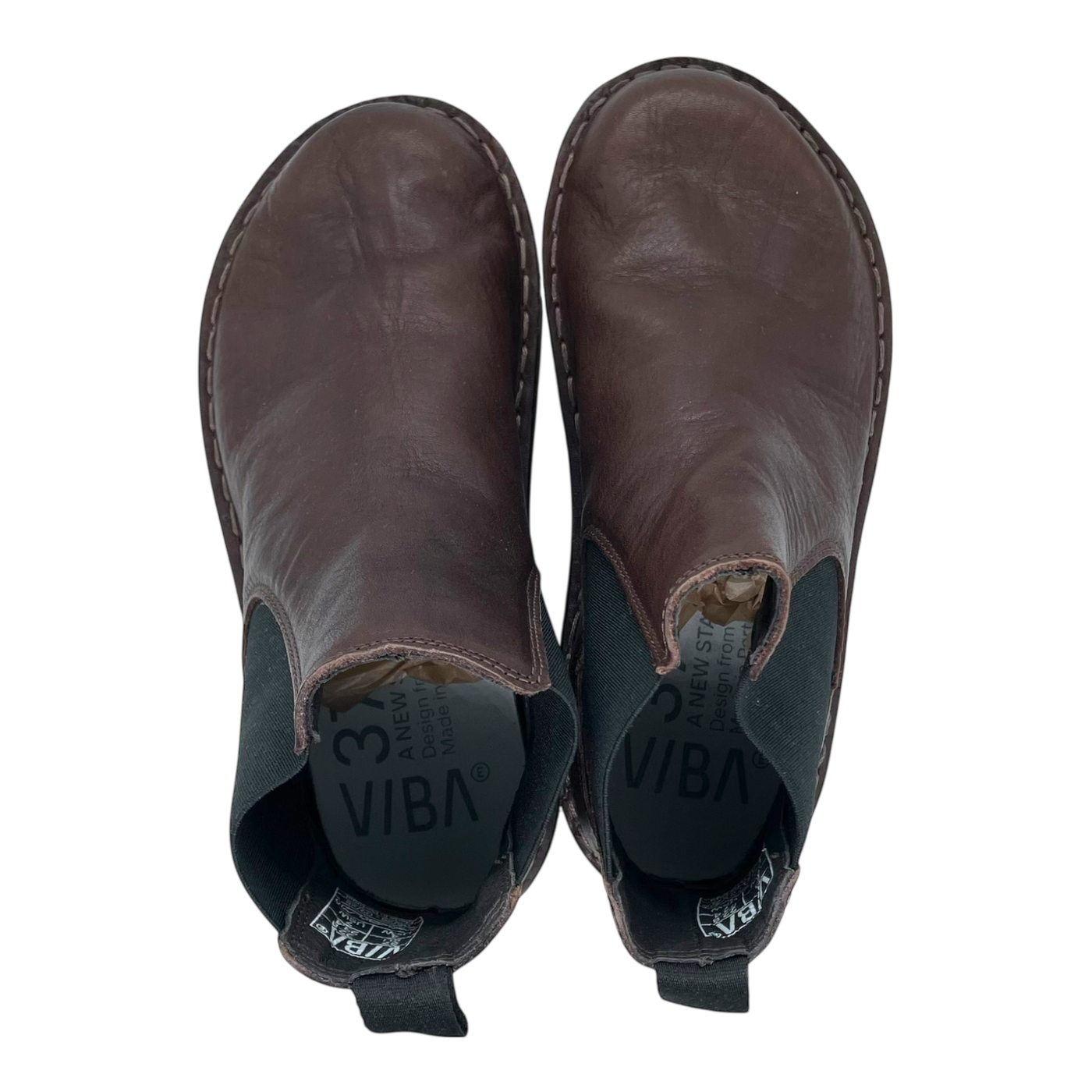 VIBAe Helsinki leather boots, cocoa brown | 37