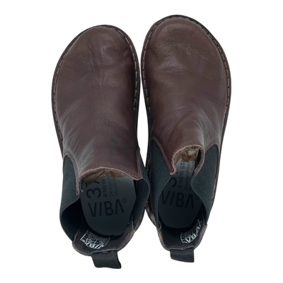 VIBAe Helsinki leather boots, cocoa brown | 37