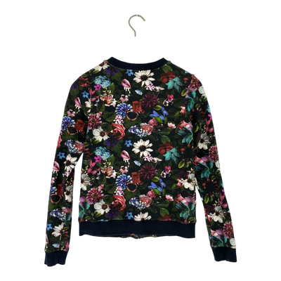 Uhana sweat jacket, flowers | woman S