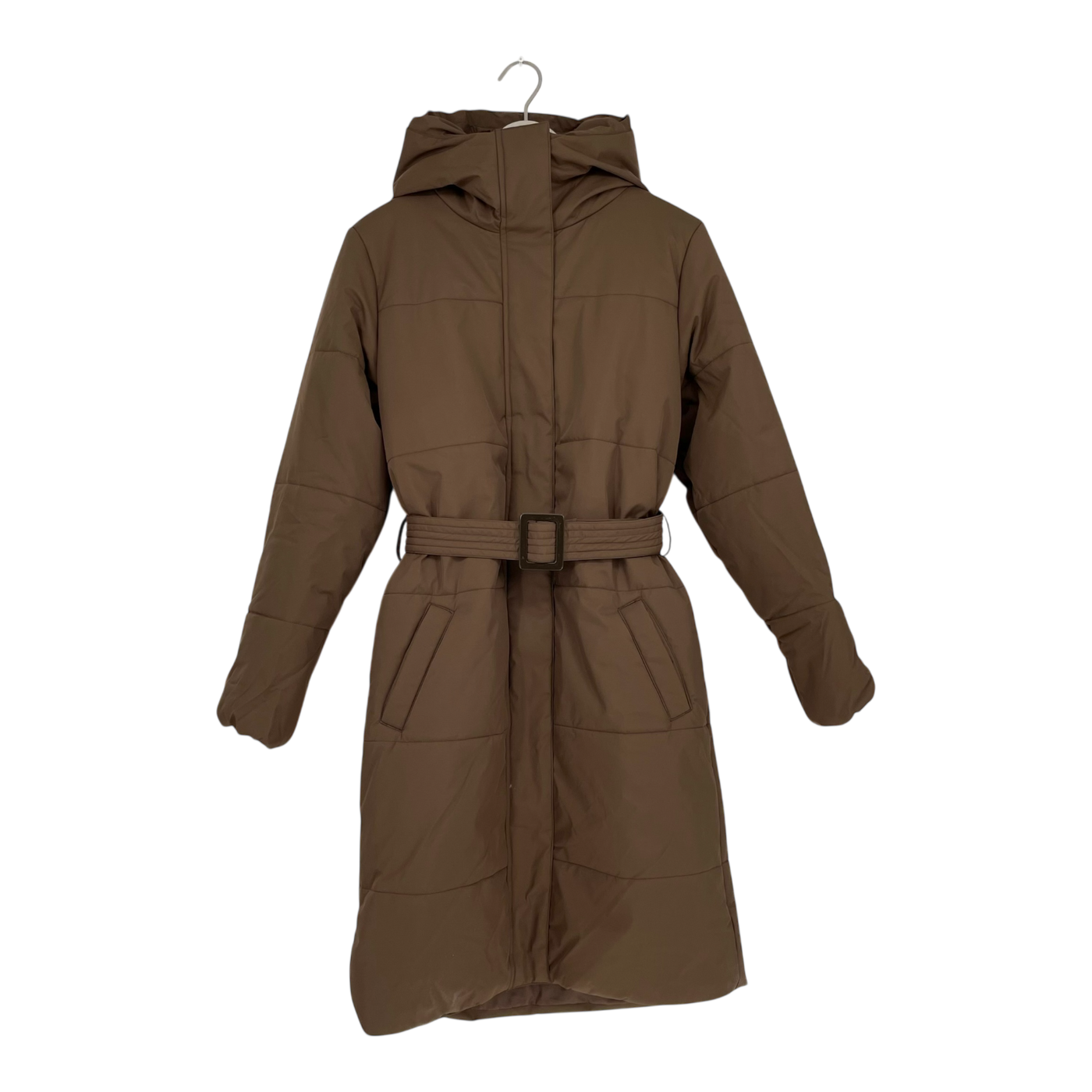 Embassy of Bricks and Logs asby puffer coat, brown | unisex S