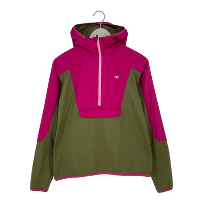 Kari Traa hybrid anorak, pink/olive| woman S