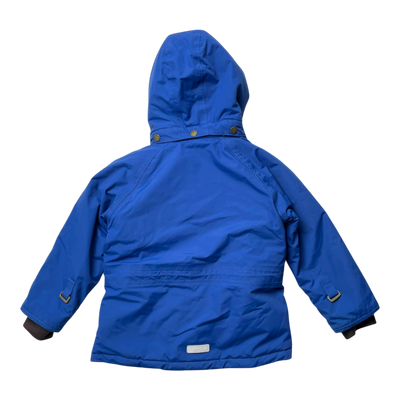 Mini A Ture fleece lined winter jacket, blue | 104cm