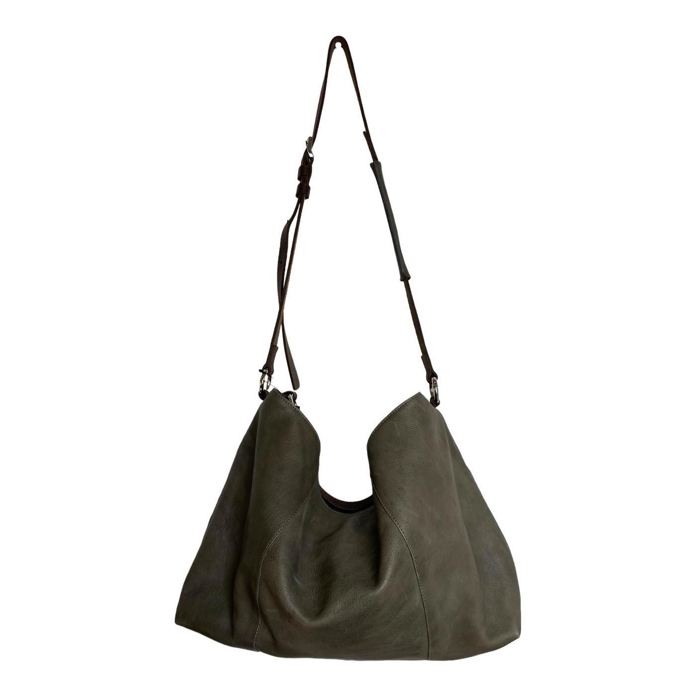 Harold's Bags leather chaza pouch medium, taupe