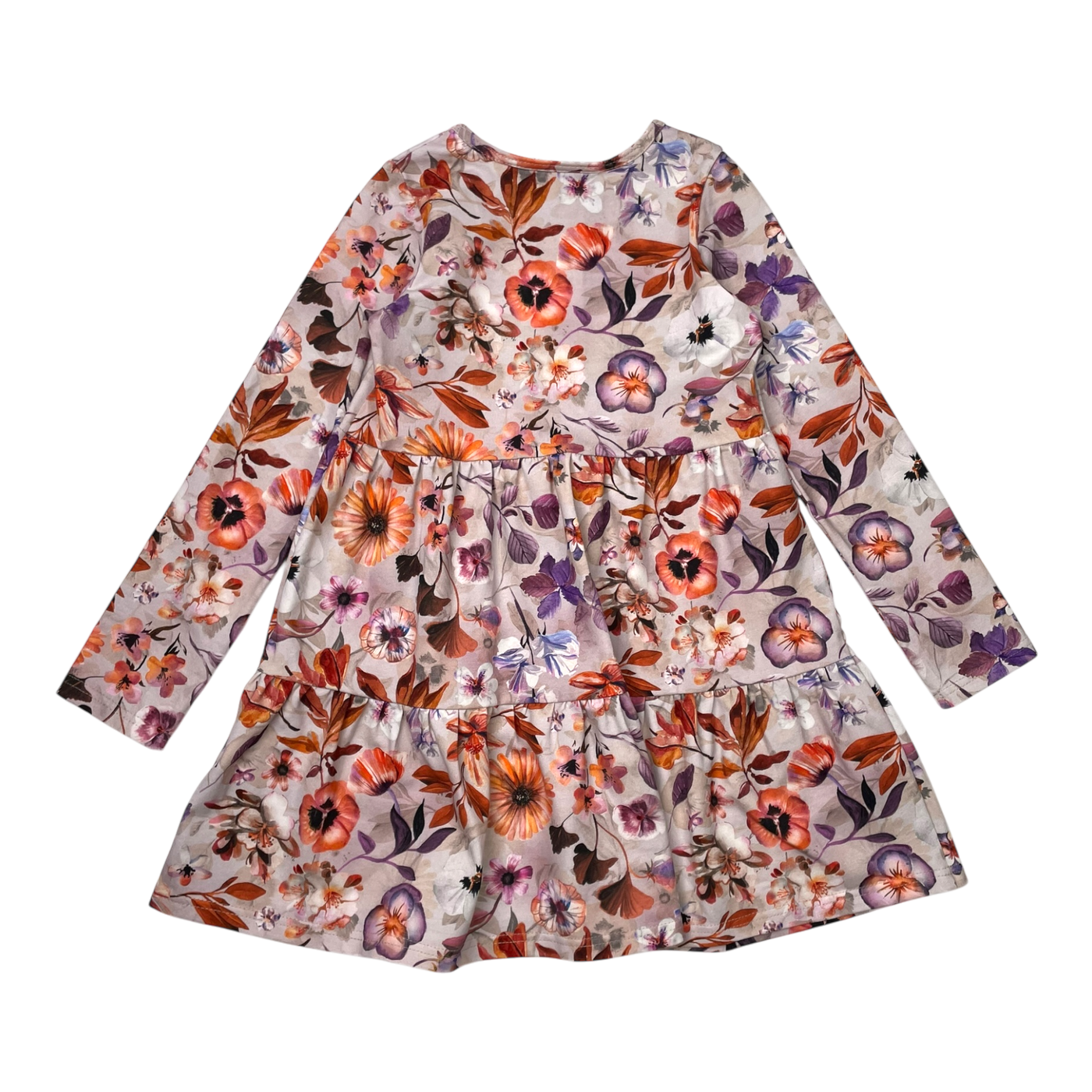 Nakoa layered dress, flower | 104/110cm