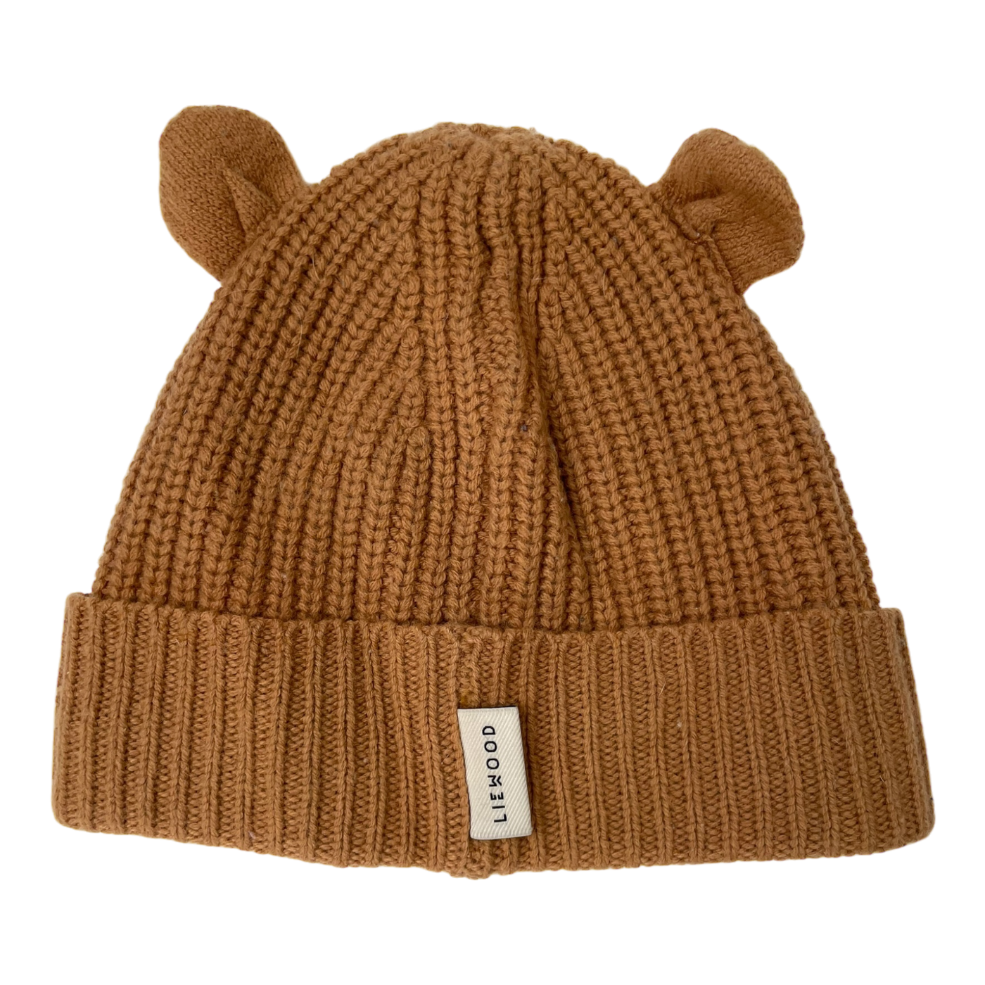 Liewood bear ear beanie, caramel brown | 1-2y