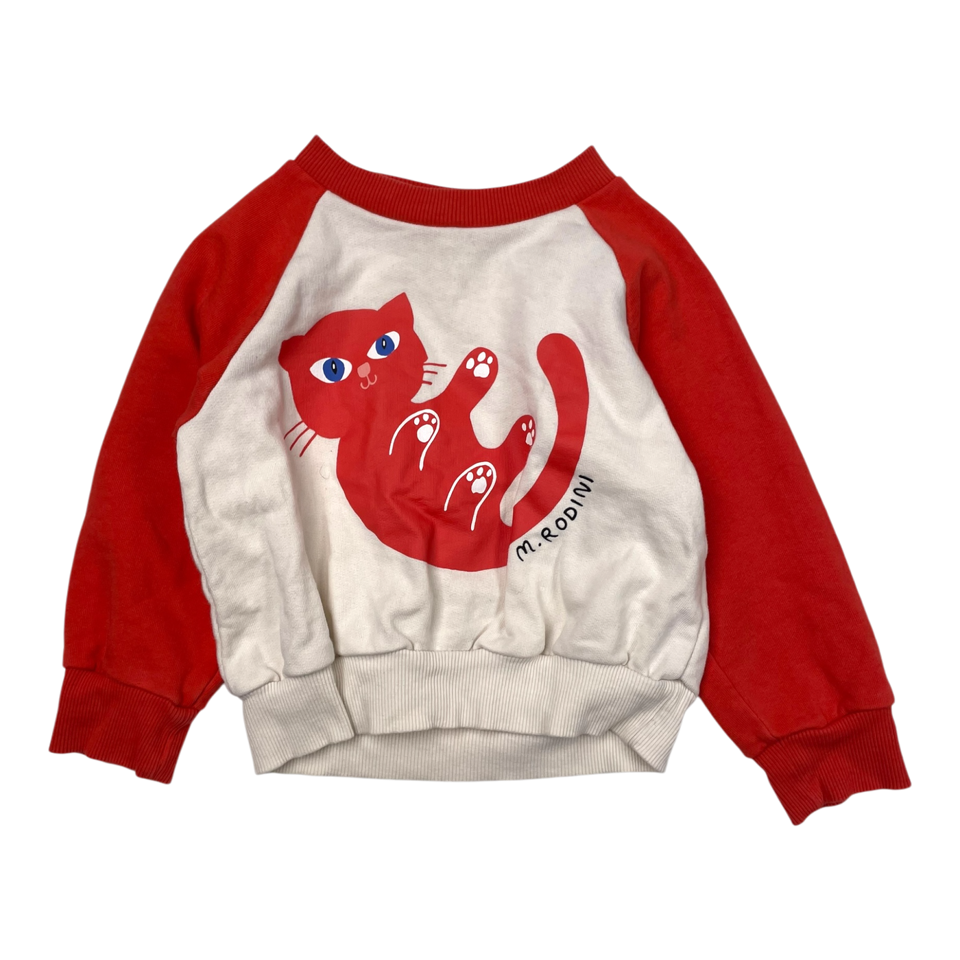 Mini Rodini sweatshirt, cat | 80/86cm