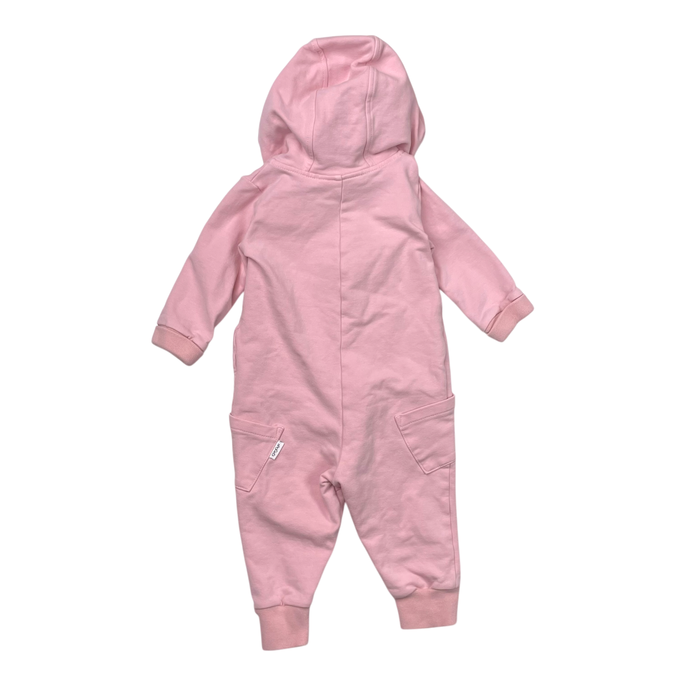 Gugguu sweat jumpsuit, pink | 68cm