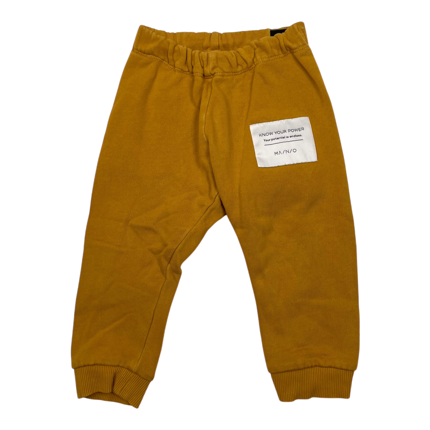 Mainio superpower sweatpants, yellow | 86/92cm