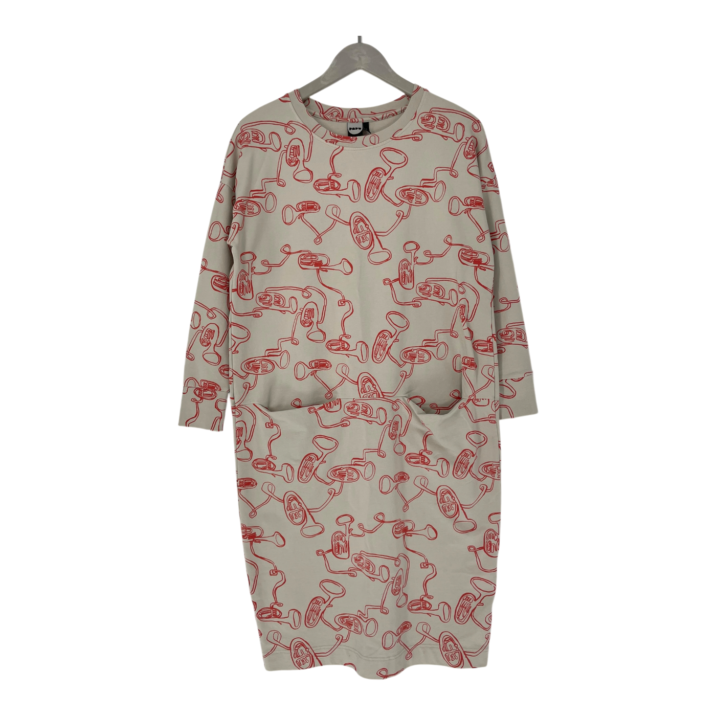 Papu giant split dress, trumpets | woman XS