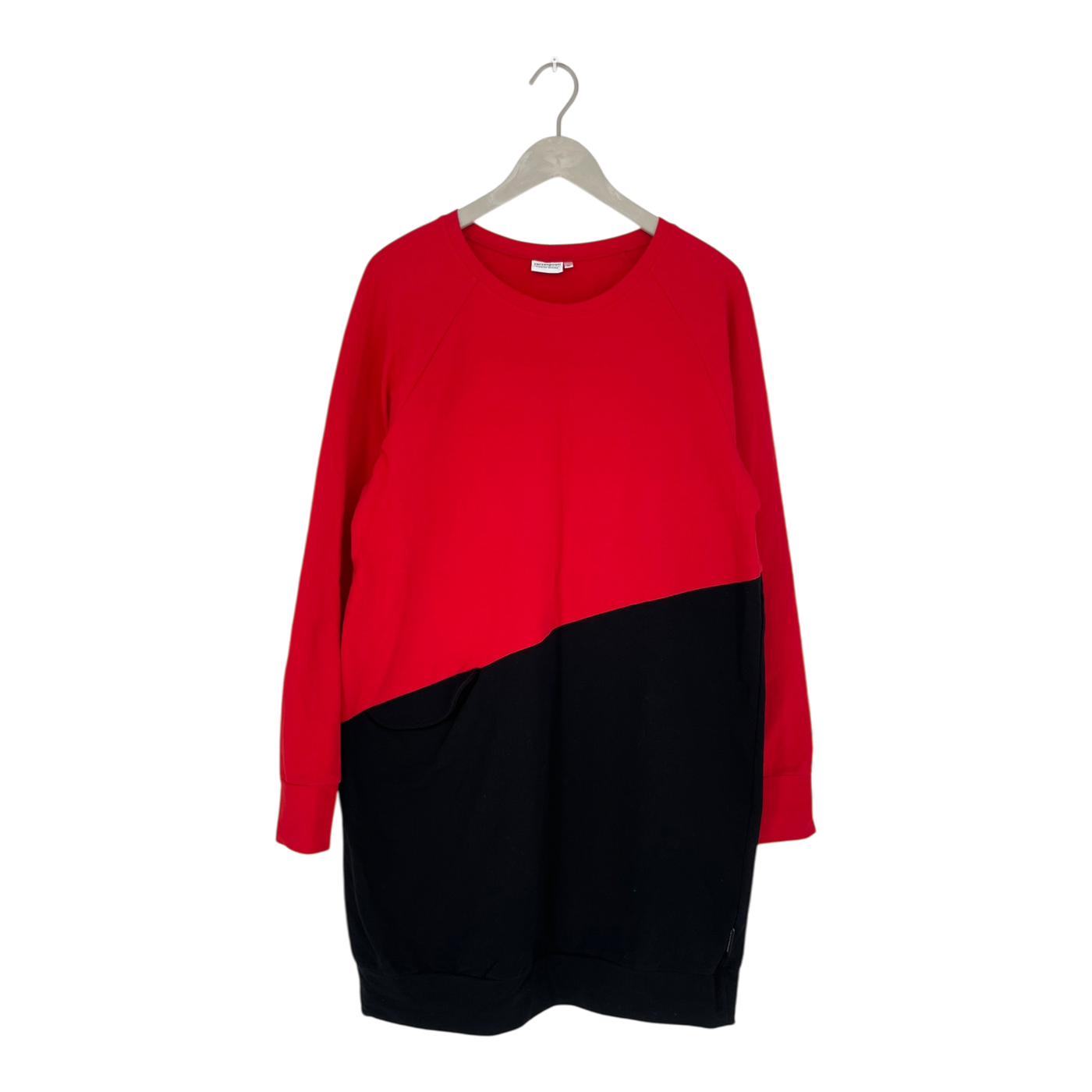 Versonpuoti sweat dress, red / black | woman XL