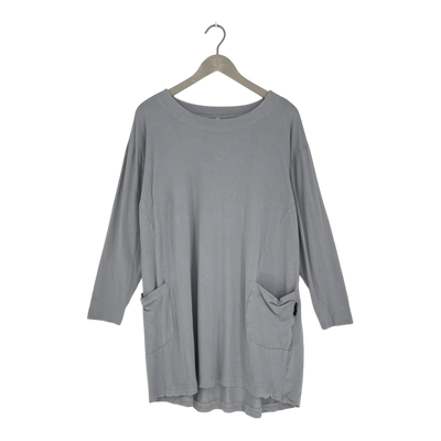 Ommellinen lea tunic, grey | woman M