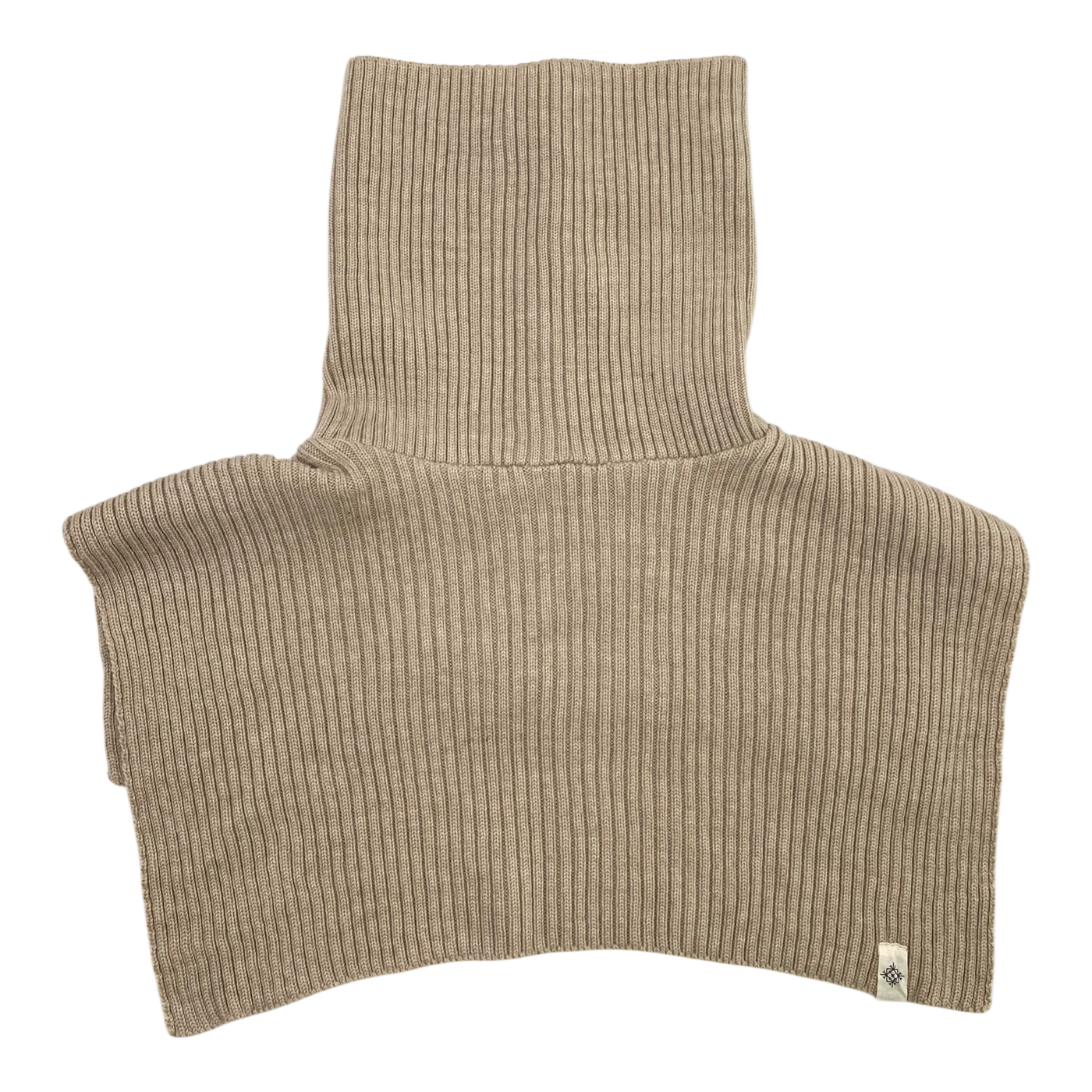 Kaiko merino rib neck warmer, wheat | onesize