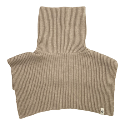 Kaiko merino rib neck warmer, wheat | onesize