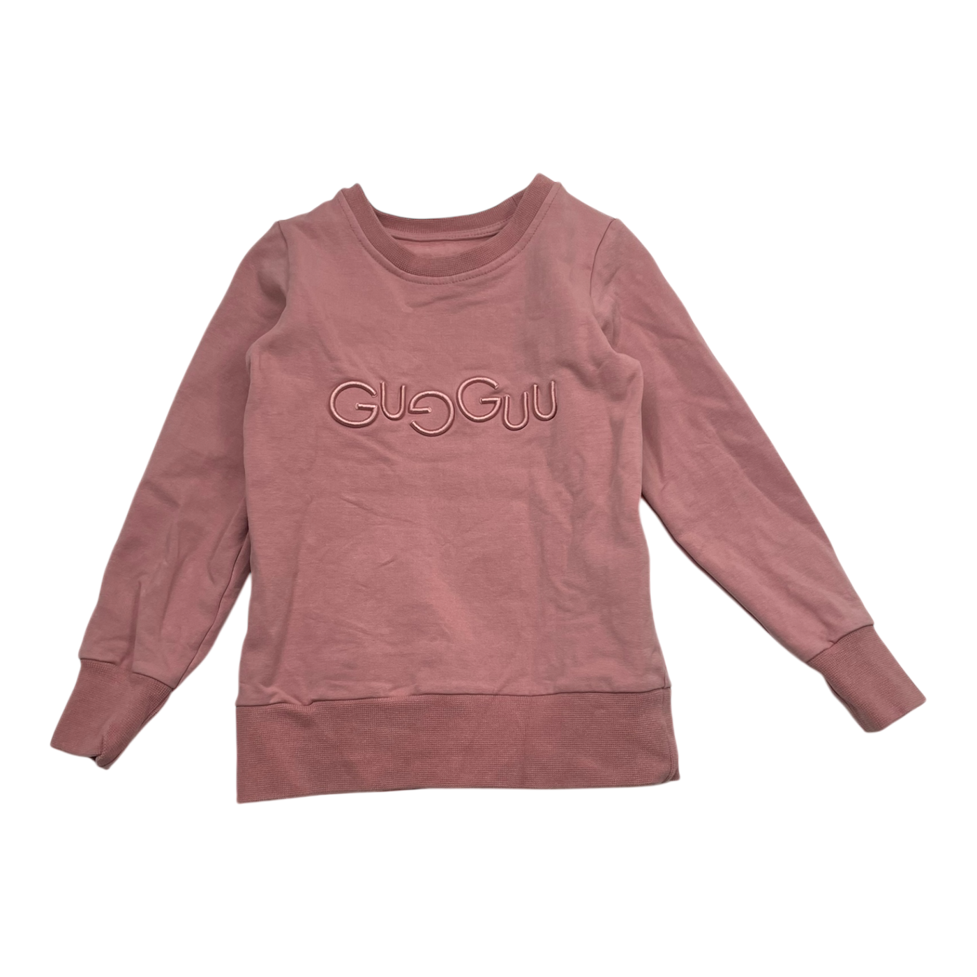 Gugguu logo sweatshirt, blush | 104cm