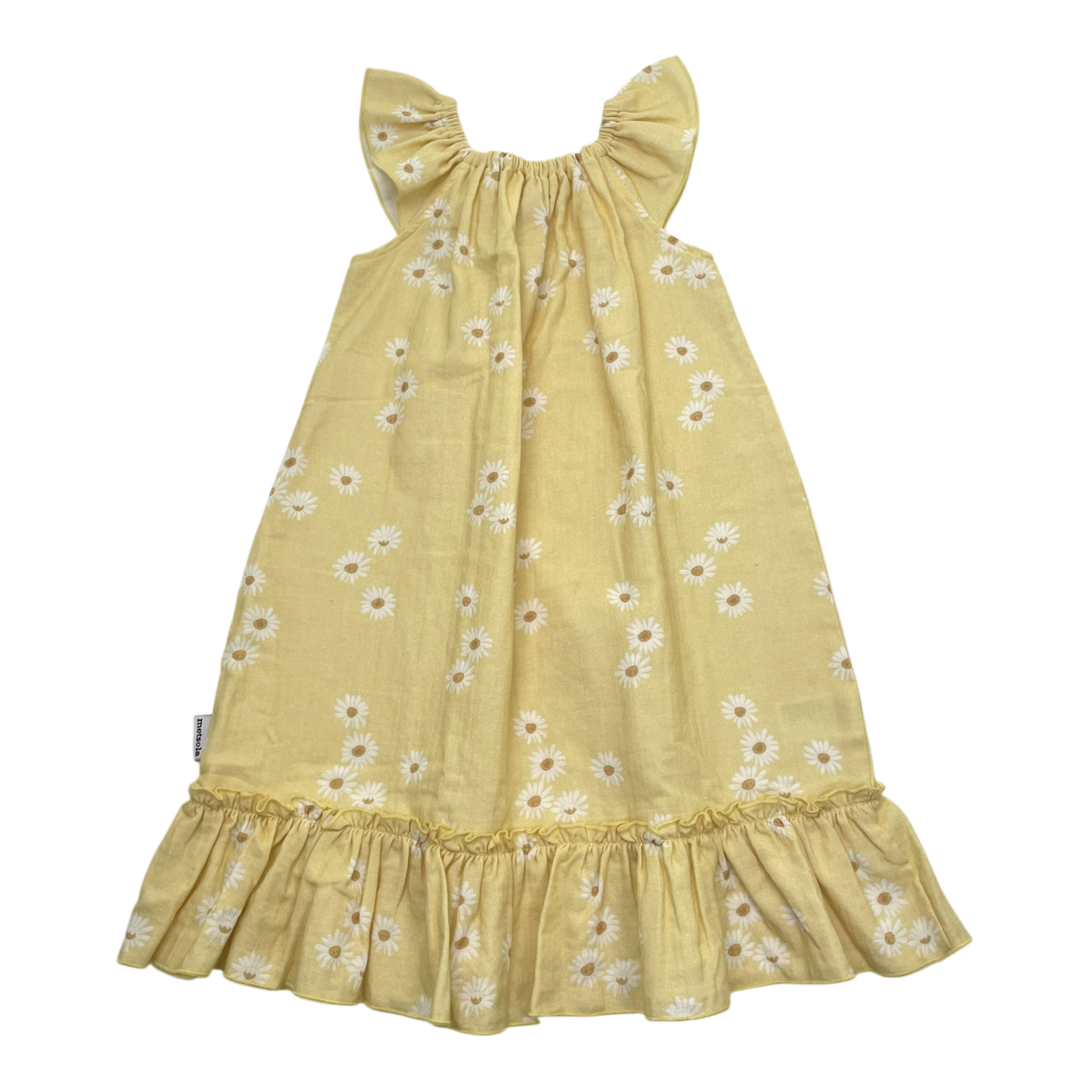 Metsola Leinenkleid, Blumen | 122/128 cm