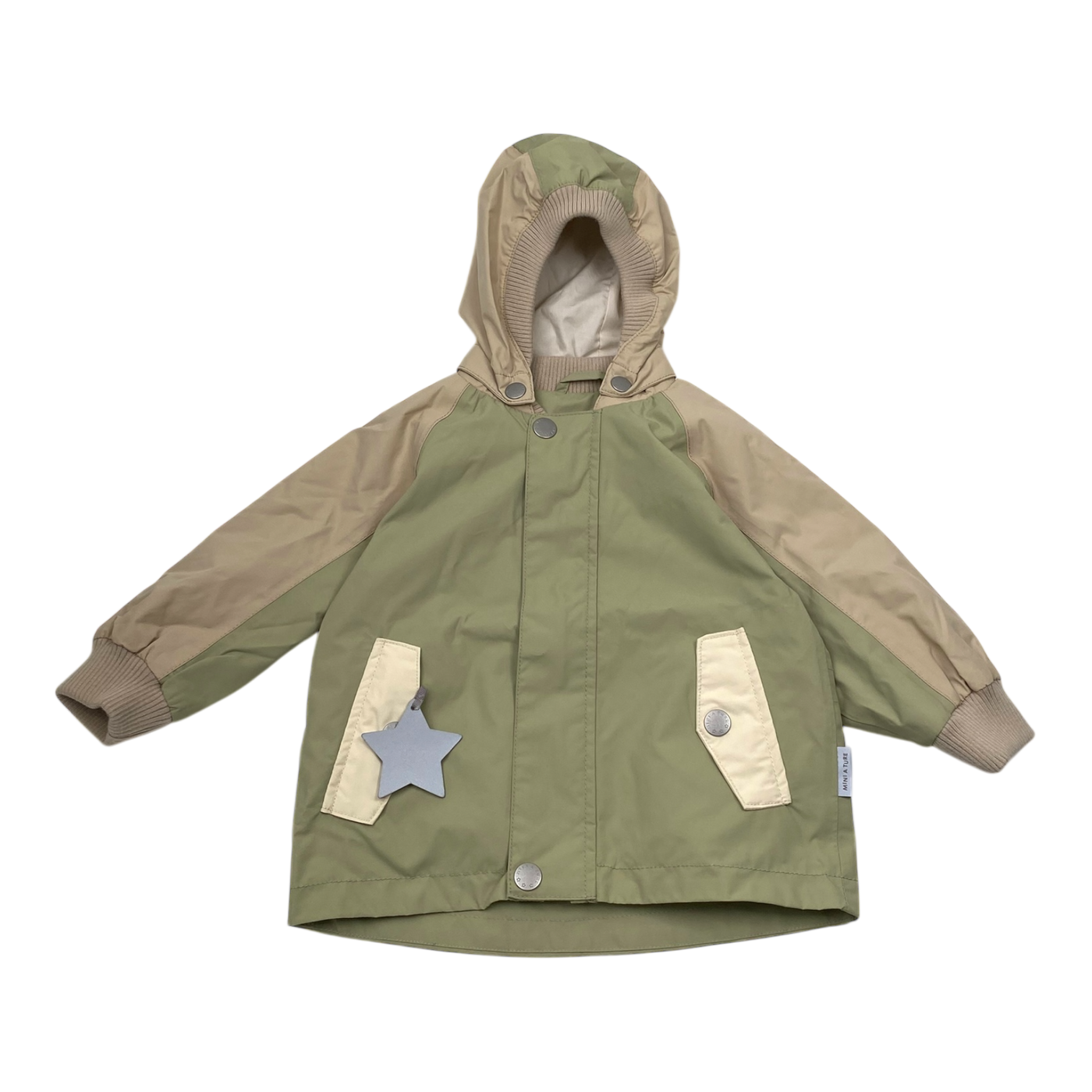 Mini A Ture matwally spring jacket, tea green | 74cm