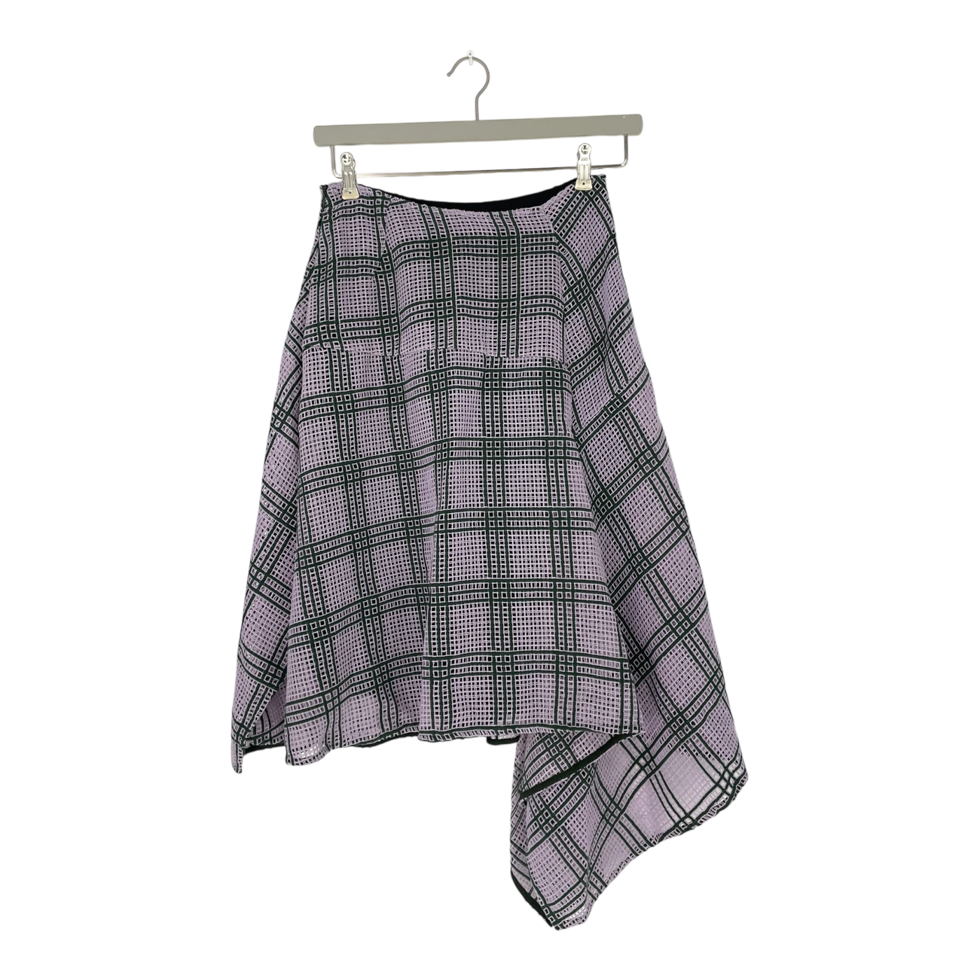 By Malene Birger tolmezzo asymmetrical skirt, purple and green | woman 36