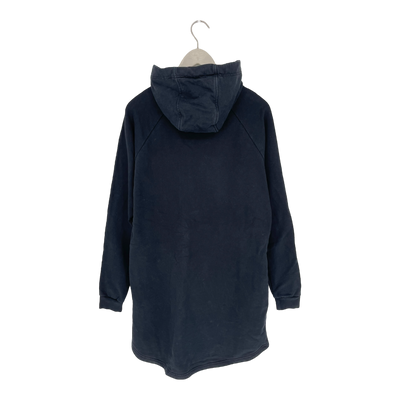 Riva Clothing tunic hoodie, black | woman S