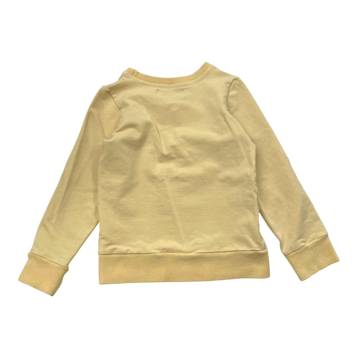 Gugguu sweatshirt, lemon chiffon | 116cm