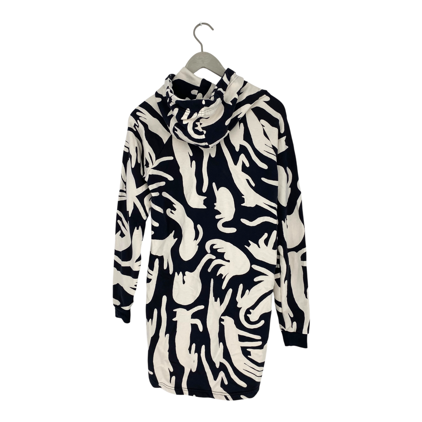 Riva Clothing hoodie tunic, cats | woman XS