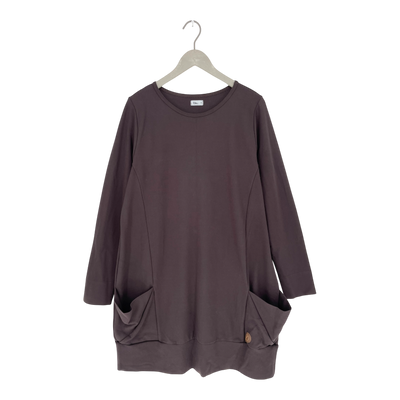 Blaa maine tunic, dark grey | woman XL