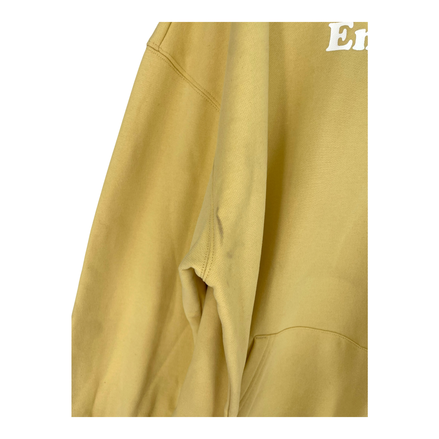 Embassy of Bricks and Logs hoodie, yellow | unisex L