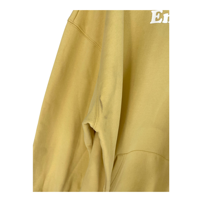 Embassy of Bricks and Logs hoodie, yellow | unisex L