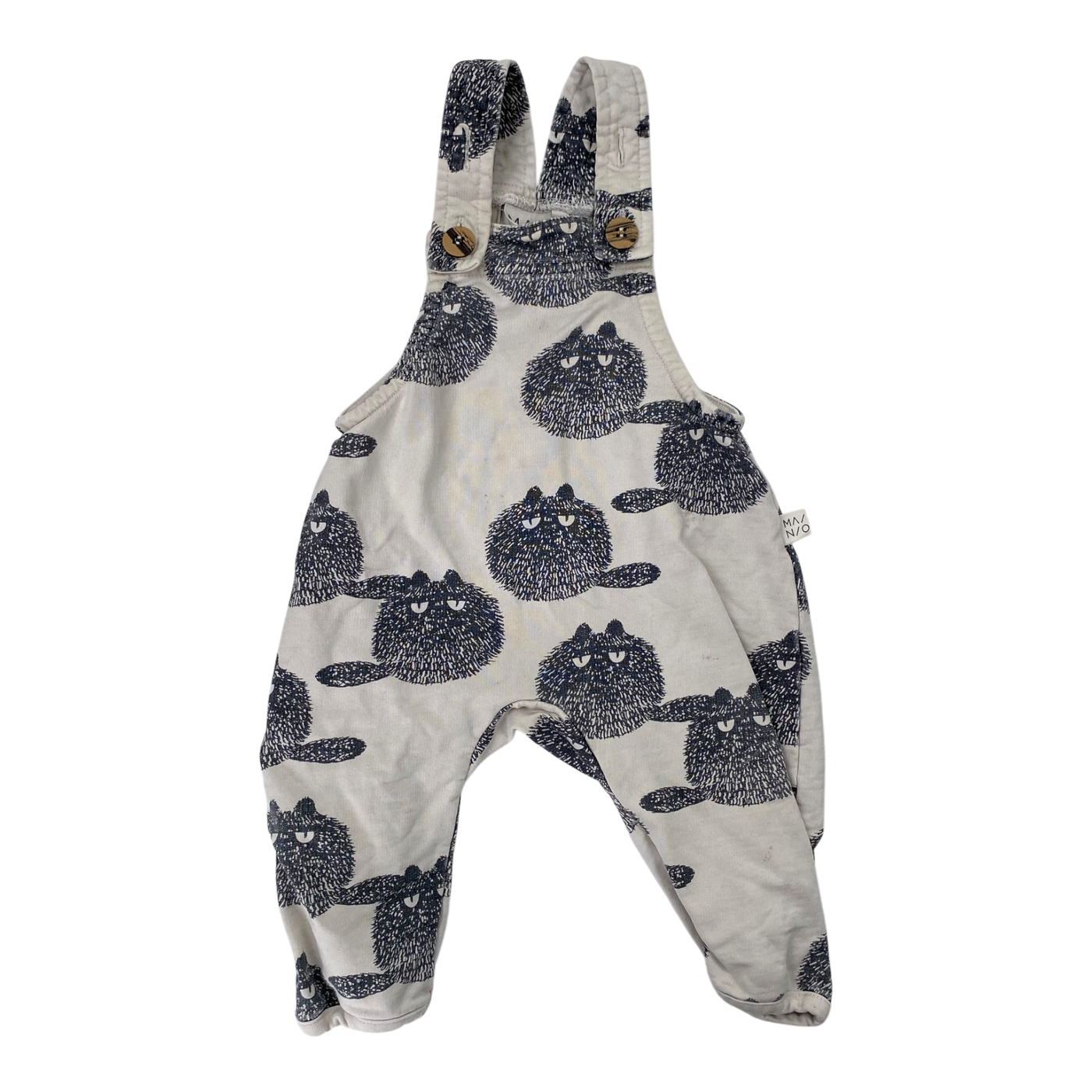 Mainio sweat dungarees, creature | 62/68cm