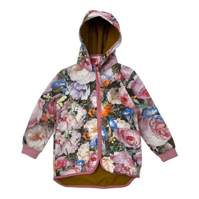 Molo hillary softshell jacket, flowers | 116cm