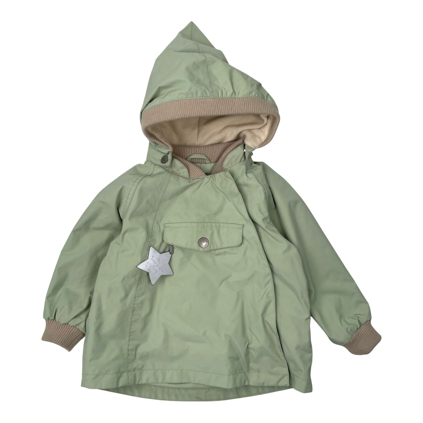 Mini A Ture matwai spring anorak, mint green | 86cm