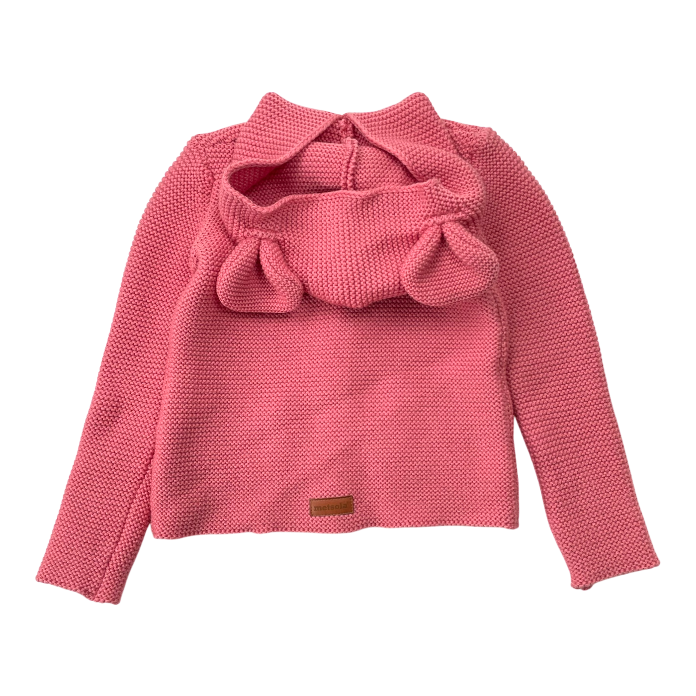 Metsola merino cardigan, raspberry | 98/104cm