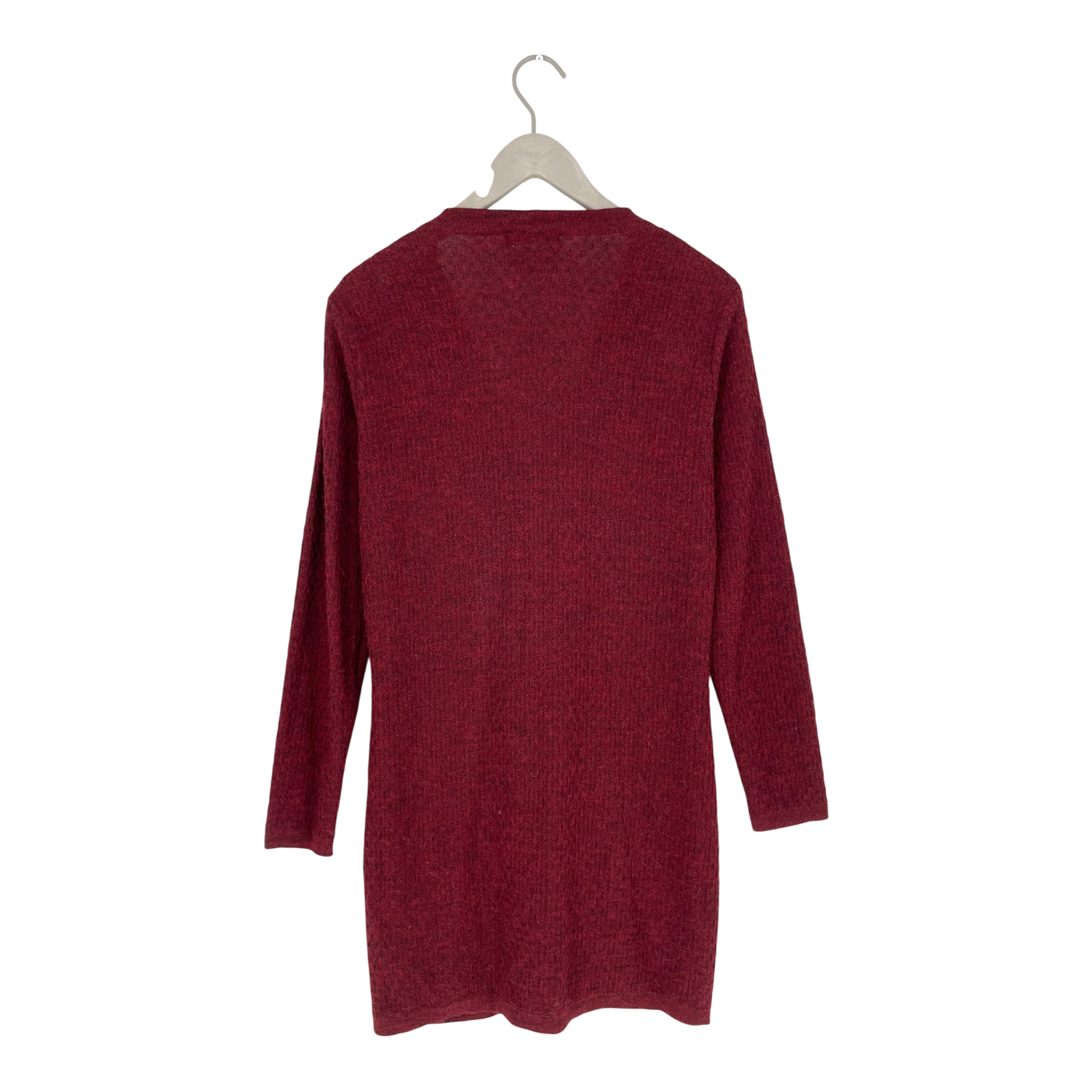 ALPA ALPACA -Nieselregen -Strickjacke, Burgund | Frau m