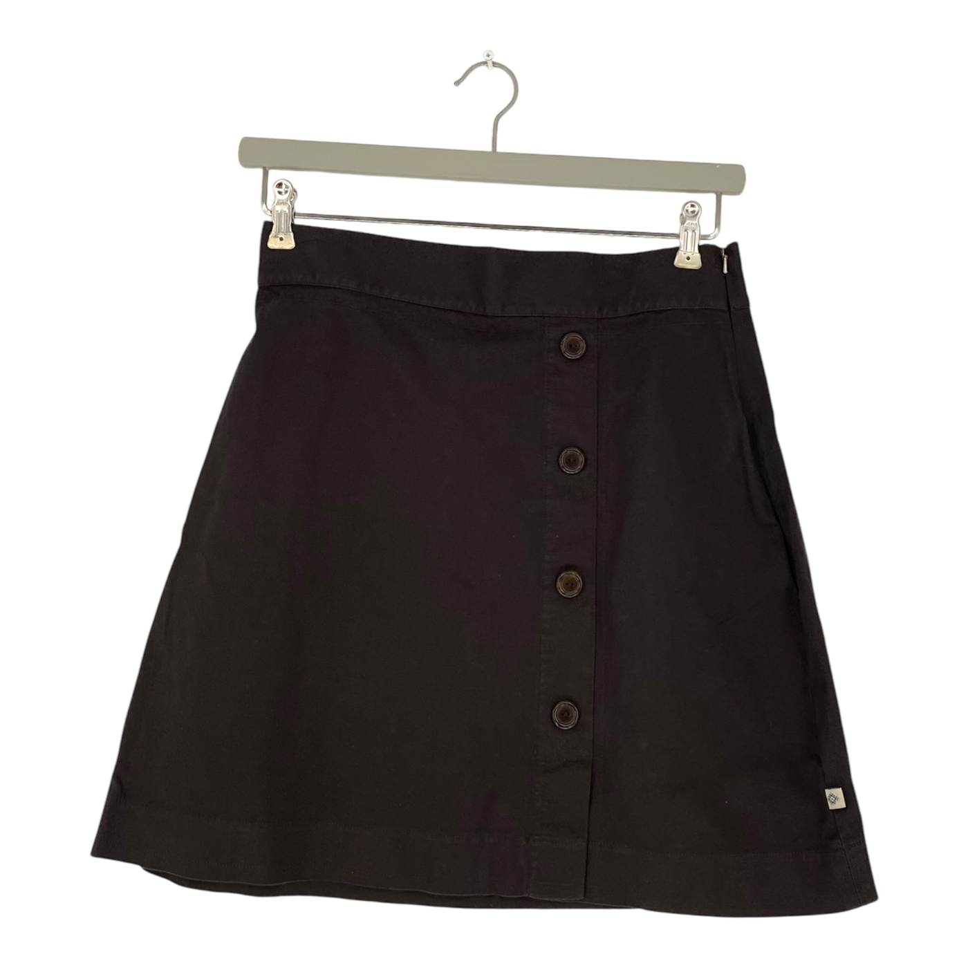 Kaiko buttoned mini skirt, dark brown | woman 38