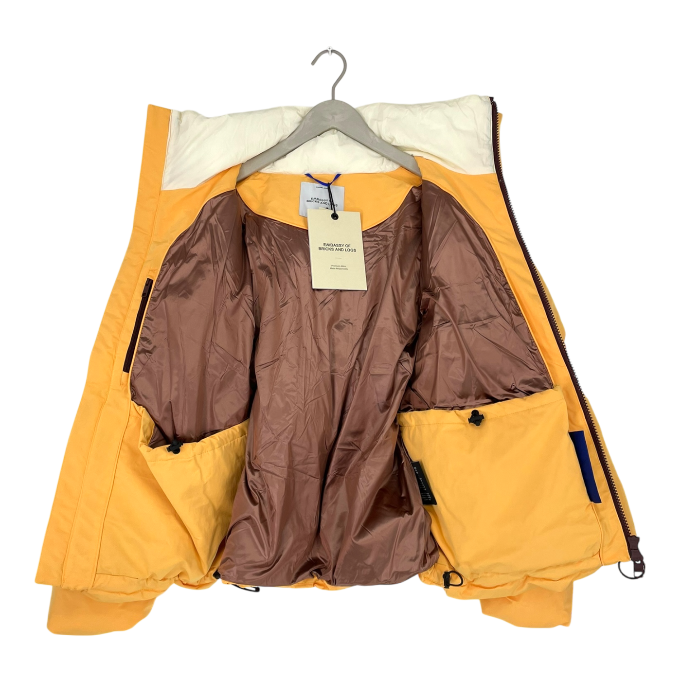 Embassy of Bricks and Logs oak harbor jacket, sunrise yellow | woman S