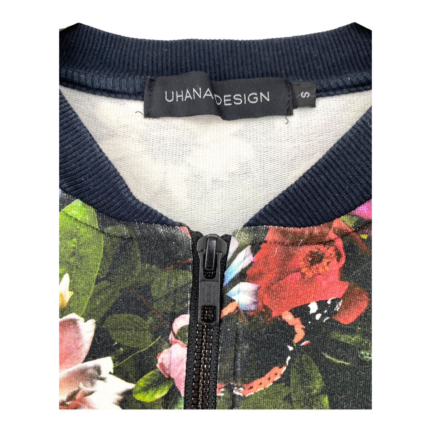 Uhana sweat jacket, flowers | woman S