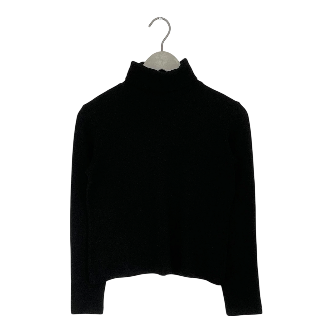 Marimekko wool polo shirt, black | woman L