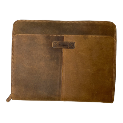 Harold's Bags document / laptop folder leather, natural