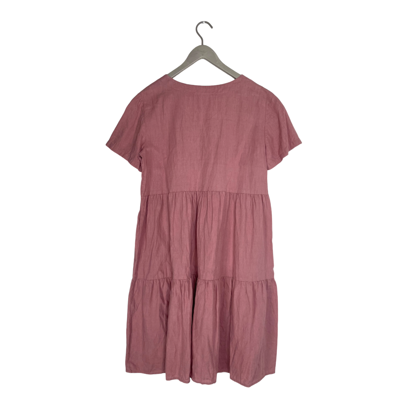 Nakoa linen layered dress, rose | woman L