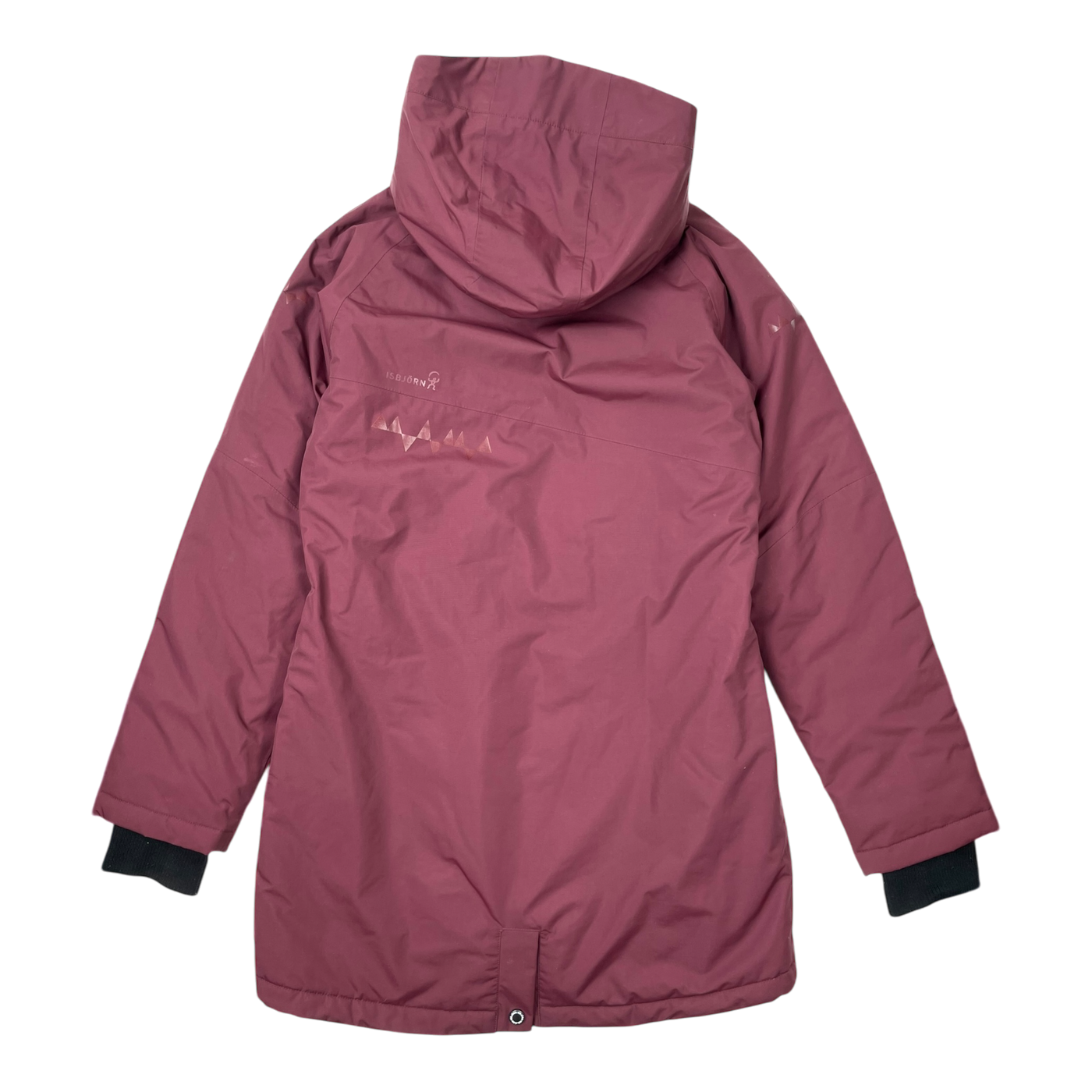 Isbjörn the parka winter jacket, burgundy | 158/164cm