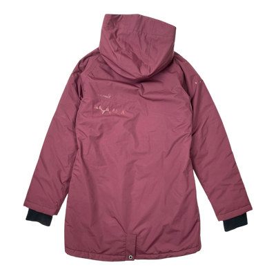 Isbjörn the parka winter jacket, burgundy | 158/164cm