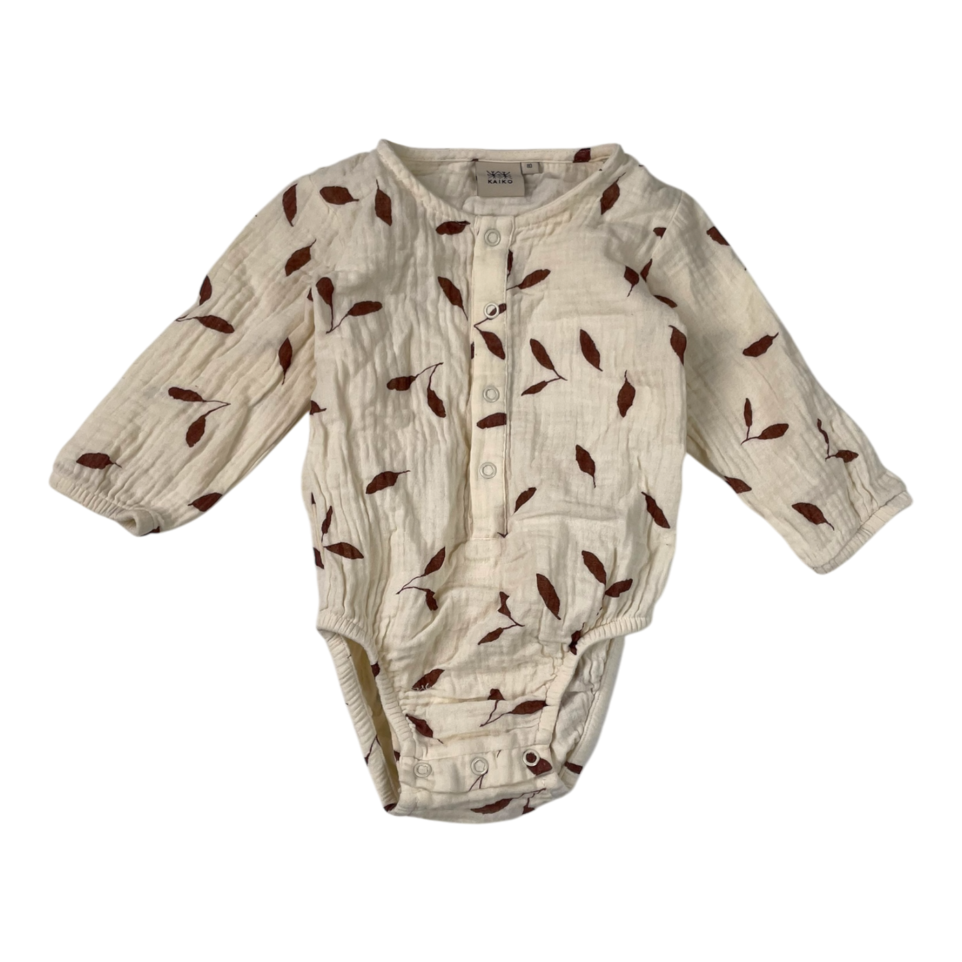 Kaiko muslin body, leaves | 80cm