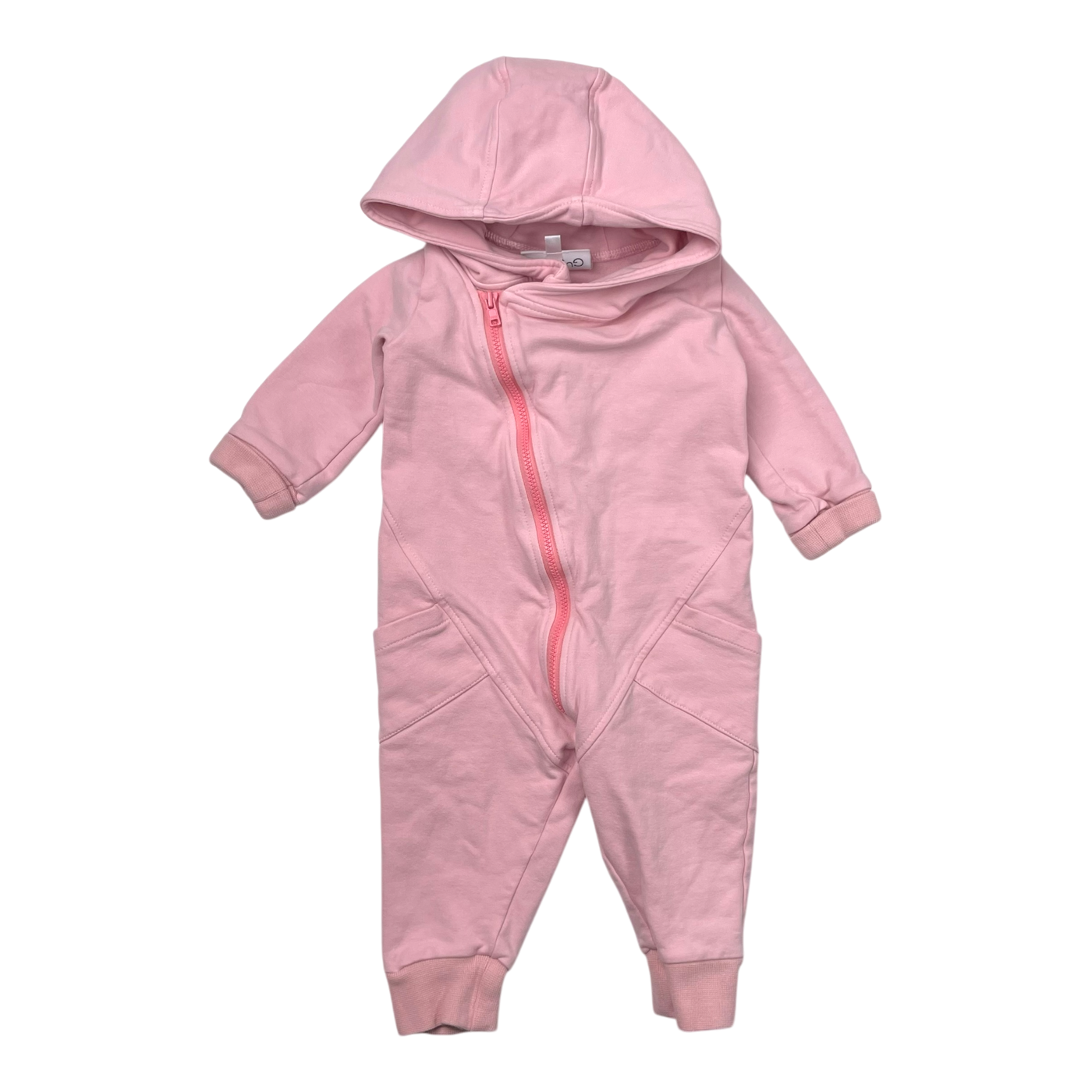 Gugguu sweat jumpsuit, pink | 68cm